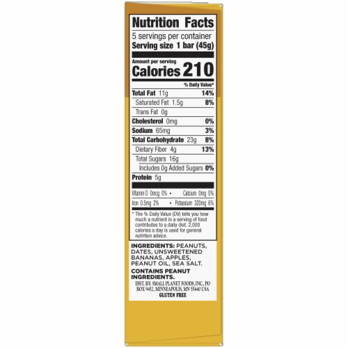 Larabar™ Peanut Butter Banana Fruit & Nut Bars Perspective: right