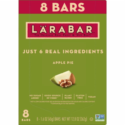 Larabar Apple Pie Gluten Free Vegan Fruit & Nut Bars Perspective: right