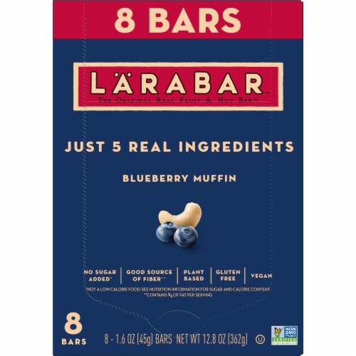 Larabar Blueberry Muffin Fruit and Nut bars Perspective: right