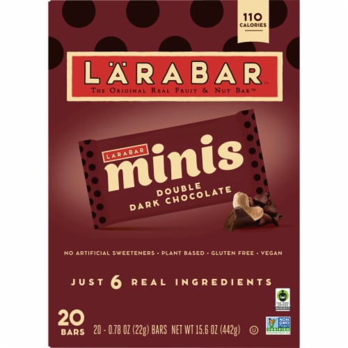 Larabar Minis Double Dark Chocolate Nut bars Perspective: right