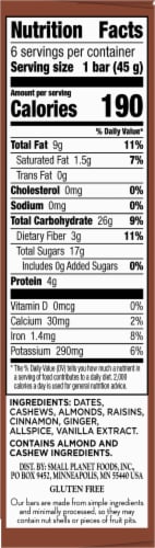 Larabar™ Gingerbread Limited Edition Fruit & Nut Bars Perspective: right