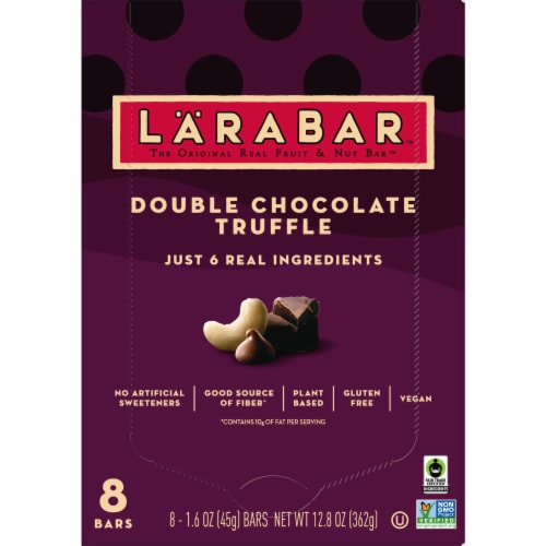 Larabar Double Chocolate Truffle Fruit and Nut bars Perspective: right