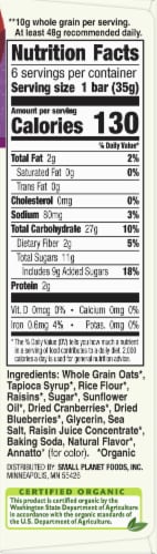 Cascadian Farm Organic Harvest Berry Chewy Granola Bars Perspective: right