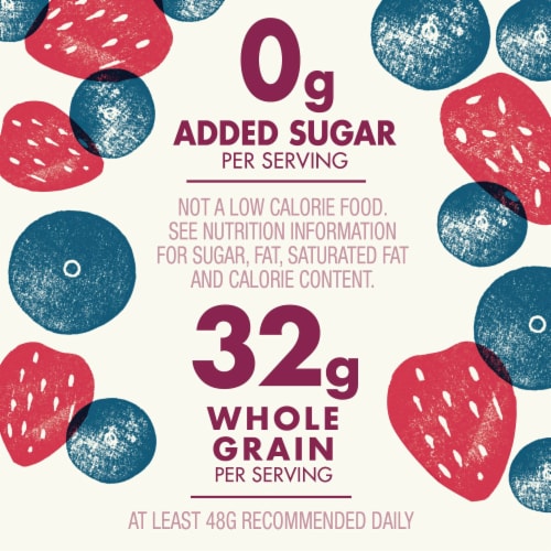 Cascadian Farm Organic No Added Sugar Mixed Berry Cereal Perspective: right