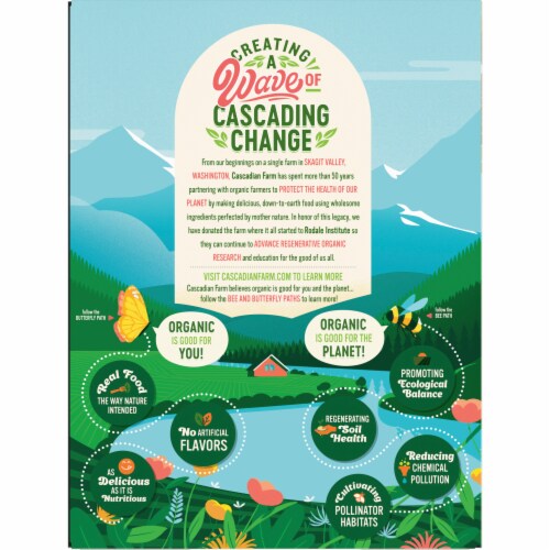 Cascadian Farm Organic Graham Crunch Cereal Perspective: right