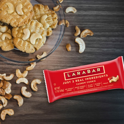 Larabar Cashew Cookie Fruit and Nut bars Perspective: right