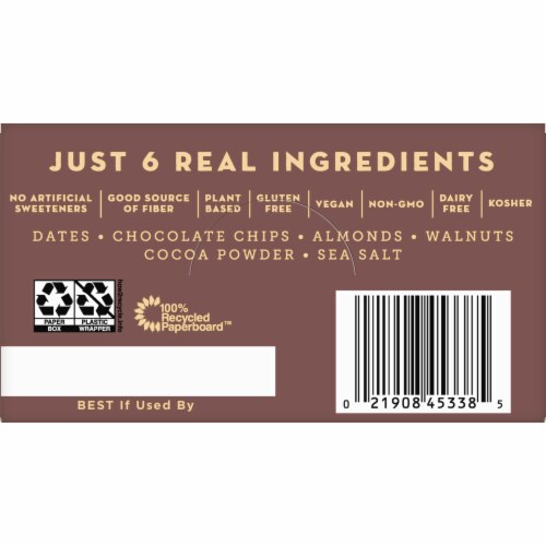 Larabar Chocolate Chip Brownie Fruit & Nut Bars Perspective: right