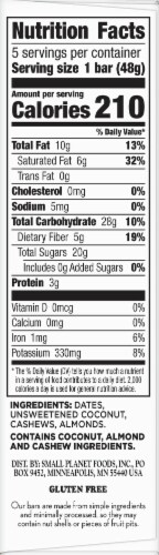 Larabar™ Coconut Cream Pie Fruit & Nut Bars Perspective: right