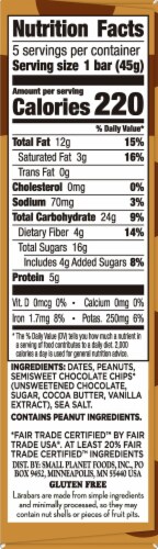 Larabar Peanut Butter Chocolate Chip Fruit and Nut Bars Perspective: right