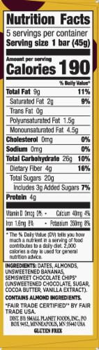 Larabar™ Banana Chocolate Chip Fruit & Nut Bars Perspective: right