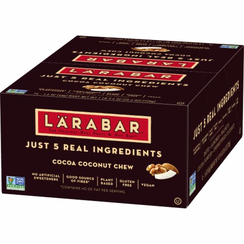Larabar Cocoa Coconut Chew Fruit and Nut Bars Perspective: right