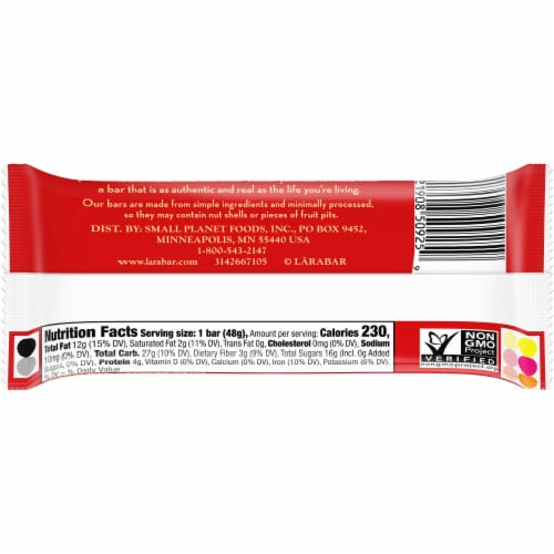 Larabar Cashew Cookie Fruit and Nut Bars Perspective: right
