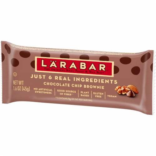 Larabar™ Chocolate Chip Brownie Fruit & Nut Bar Perspective: right