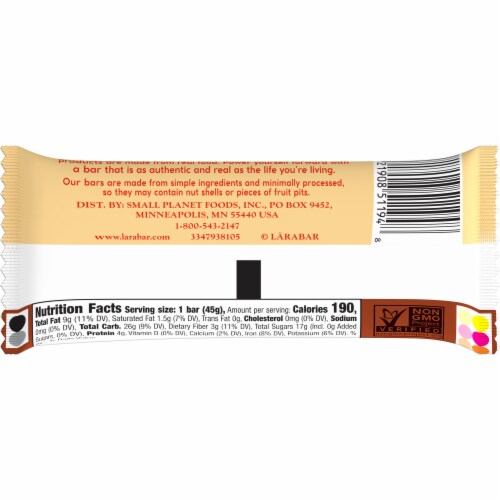 Larabar Gingerbread Fruit and Nut Bars Perspective: right