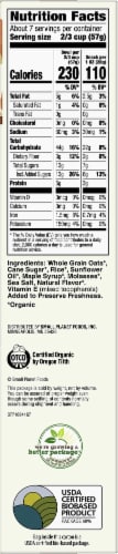 Cascadian Farm Organic® Maple Brown Sugar Granola Perspective: right
