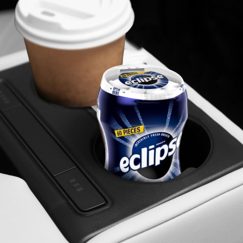 Eclipse Winterfrost Sugar Free Chewing Gum Bottle Perspective: right