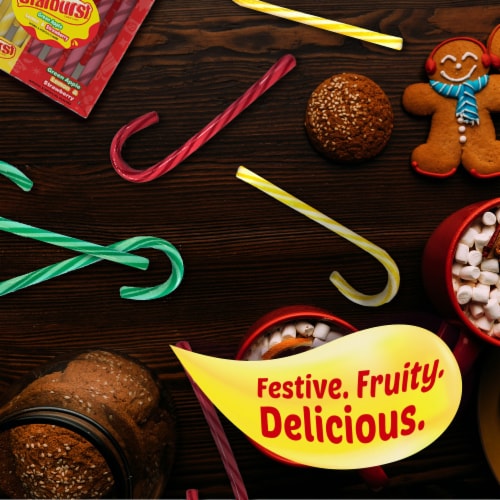 STARBURST Assorted Holiday Candy Canes Perspective: right