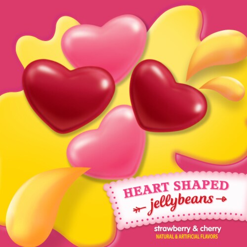 Starburst Heart Shaped Jelly Beans Valentine's Day Chewy Candy Perspective: right