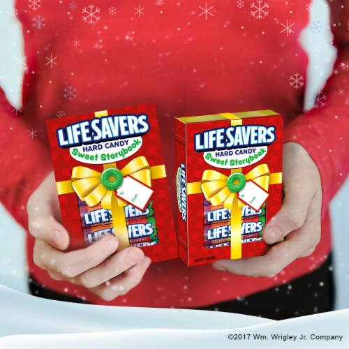 LIFE SAVERS 5 Flavor Hard Candy Holiday Candy Storybook Christmas Stocking Stuffers Perspective: right