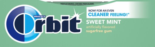 Orbit Sweet Mint Sugarfree Gum Perspective: right