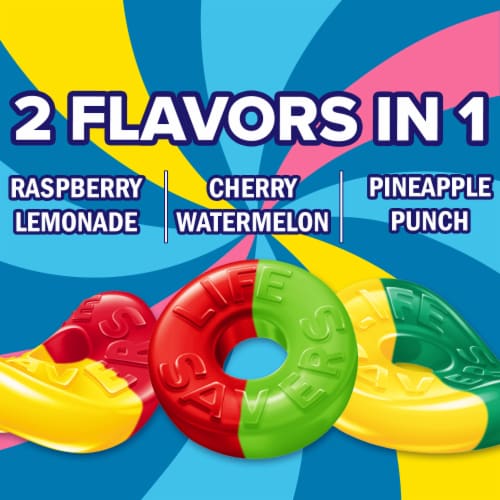 Life Savers Collisions Gummy Candy Bag Perspective: right