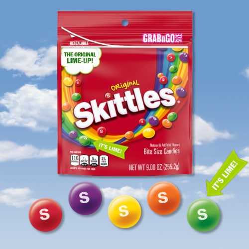 Skittles Bite Size Grab n Go Size Original Candies, 9 oz - Metro Market