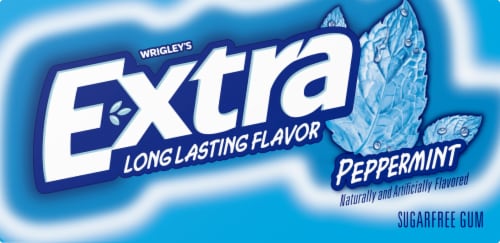 Wrigley's Extra® Peppermint Sugarfree Gum Perspective: right