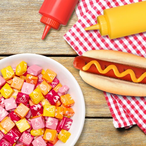 Starburst Original Fruit Chews Summer Candy Party Size Bag Perspective: right