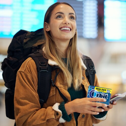 Orbit Gum Peppermint Sugar Free Chewing Gum Mega Pack Perspective: right