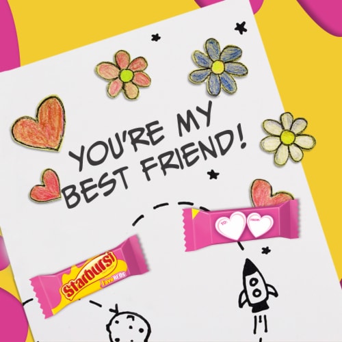 Starburst FaveReds Valentine's Day Candy Fun Size Chewy Candy Perspective: right