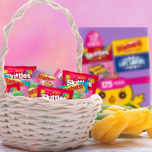 Skittles Starburst Life Savers & Hubba Bubba Easter Chewy Candy Variety Pack Perspective: right