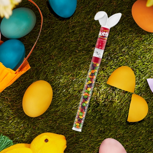 Skittles Original Chewy Easter Candy Bunny Easter Basket Cane Perspective: right