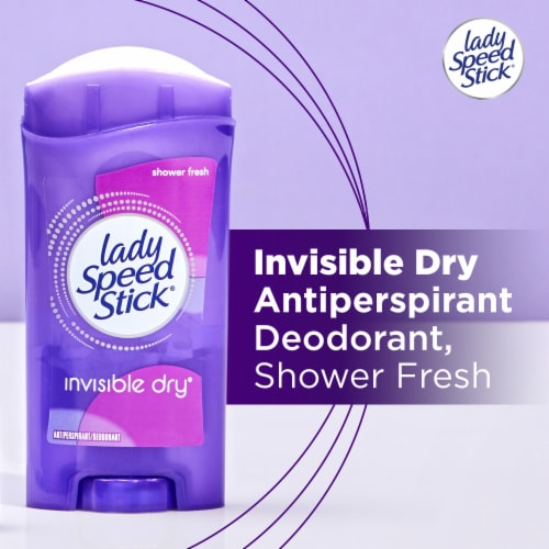 Lady Speed Stick Invisible Dry Shower Fresh Antiperspirant Deodorant Stick Perspective: right