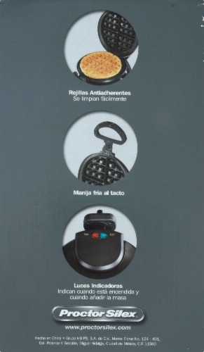 Proctor Silex® Belgian Flip Waffle Baker - Black Perspective: right