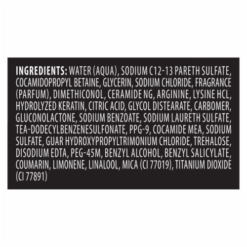 TRESemmé Keratin Repair Shampoo Perspective: right