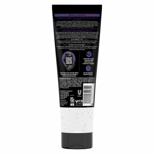 TRESemmé Hair Gel, Mega Control for Frizz Control with Coconut Oil, Alcohol-Free Perspective: right