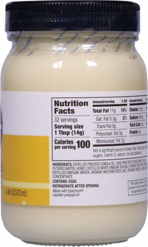Spectrum Culinary® Canola Mayonnaise Perspective: right