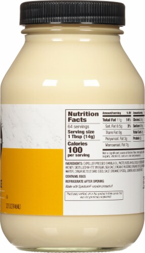 Spectrum™ Canola Mayonnaise Perspective: right