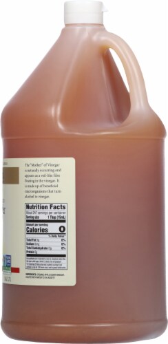 Spectrum Naturals Organic Raw Unpasteurized Apple Cider Vinegar Perspective: right