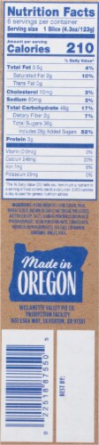 Willamette Valley Fruit Co. Marionberry Cobbler Perspective: right