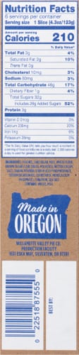 Willamette Valley Fruit Co. Peach Cobbler Perspective: right