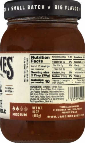 Jardines Medium Hatch Green Chile Perspective: right