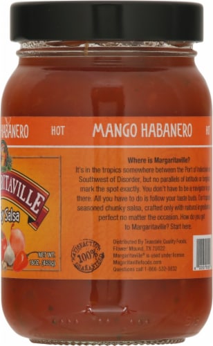 Margaritaville® Hot Chunky Mango Habanero Salsa Perspective: right