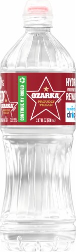 Ozarka® 100% Natural Spring Bottled Water Perspective: right