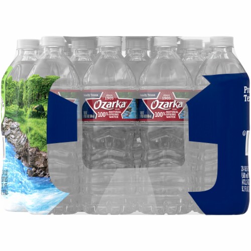 Ozarka 100% Natural Spring Water 28 Bottles Perspective: right