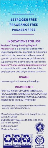 Replens Long Lasting Vaginal Moisturizer Perspective: right