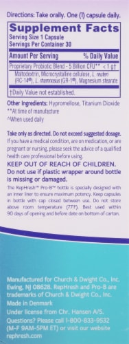 RepHresh™ Pro-B™ Probiotic Feminine Supplement Capsules Perspective: right