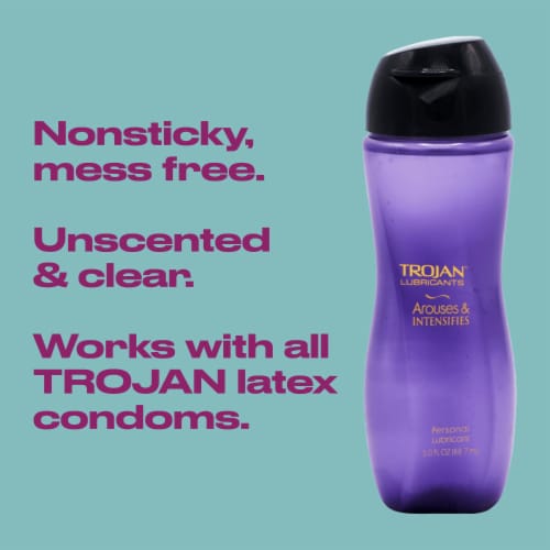 Trojan Lubricants Arouses & Intensifies Personal Lubricant Perspective: right