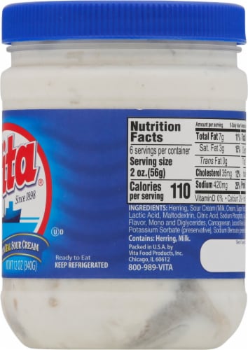 Vita® Wild Herring in Real Sour Cream Perspective: right
