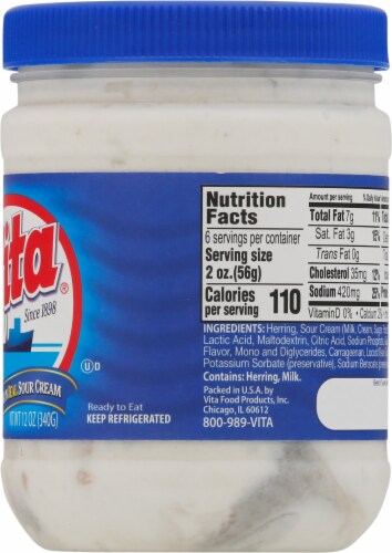 Vita® Wild Herring in Real Sour Cream Perspective: right